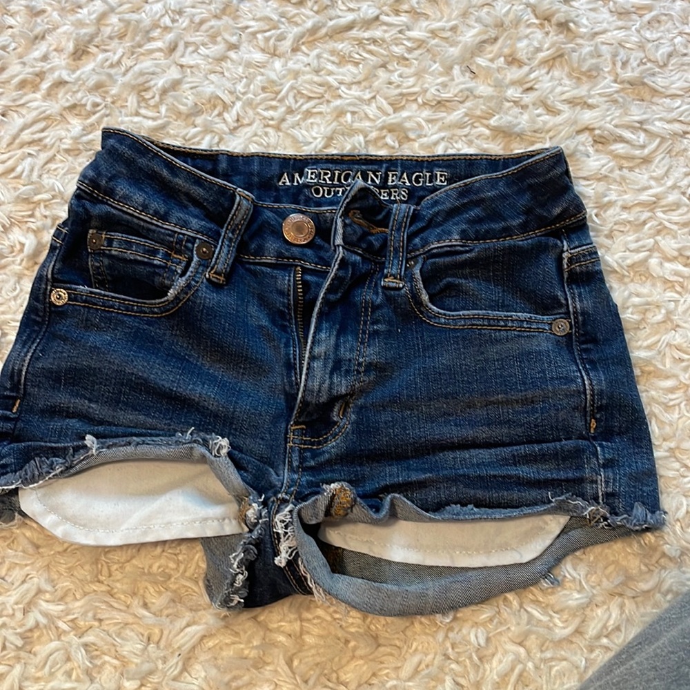 American eagle womens size 00 Jean shorts